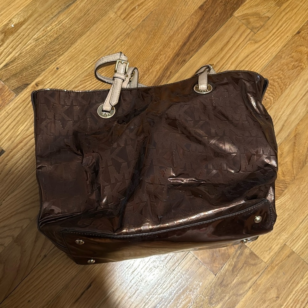 Vintage metalic michael kors 2000’s bag brown